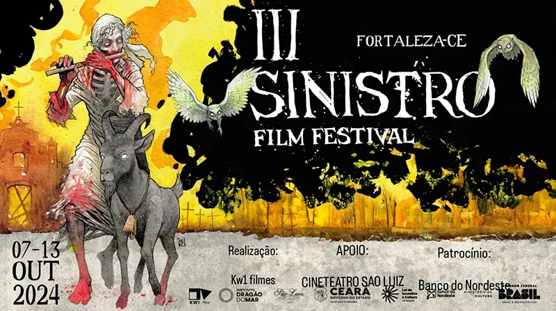 III SINISTRO FEST (Divulgação), arte de Chico Shiko