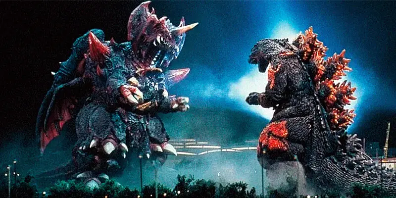 Godzilla vs. Destoroyah (ゴジラＶＳデストロイア, Gojira tai Desutoroia, 1995) Fonte: Divulgação Toho